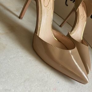 Jessica Simpson Nude Ankle Strap Heel size 7M